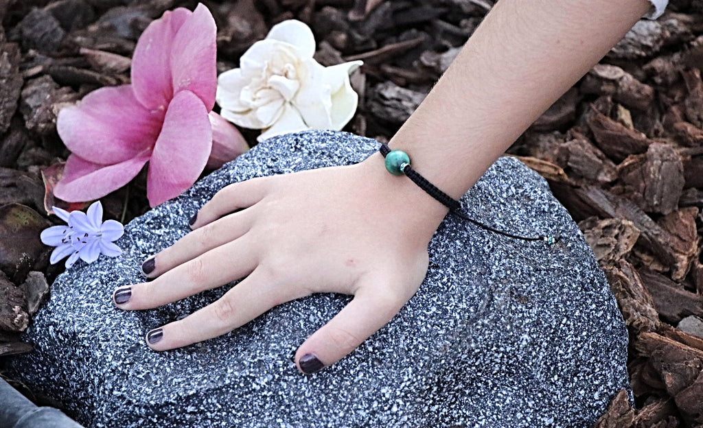 Moon Friendship Bracelet - Malachite