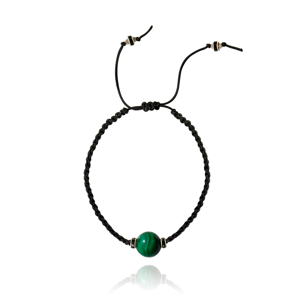 Moon Friendship Bracelet - Malachite