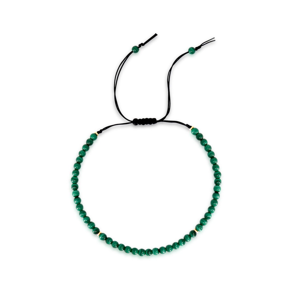 Malachite Anklet