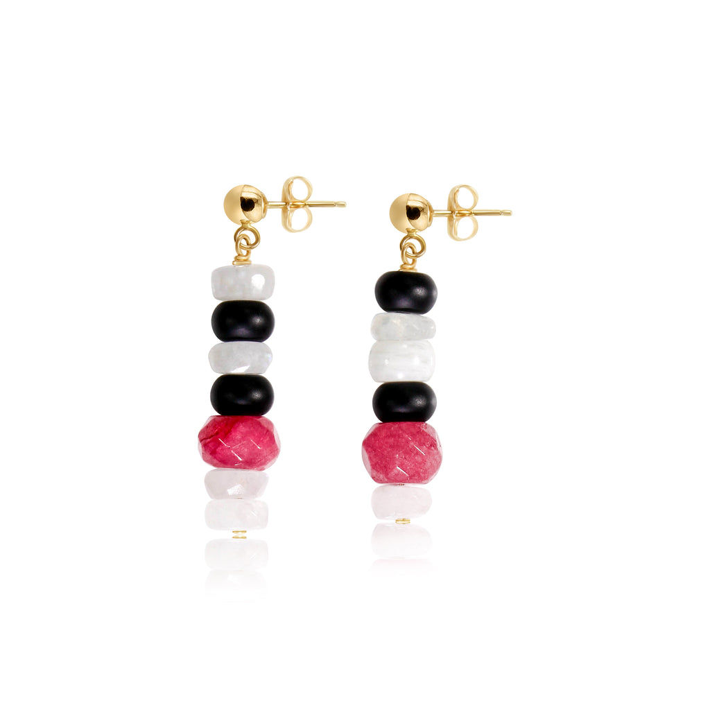 14k Camellia Earrings
