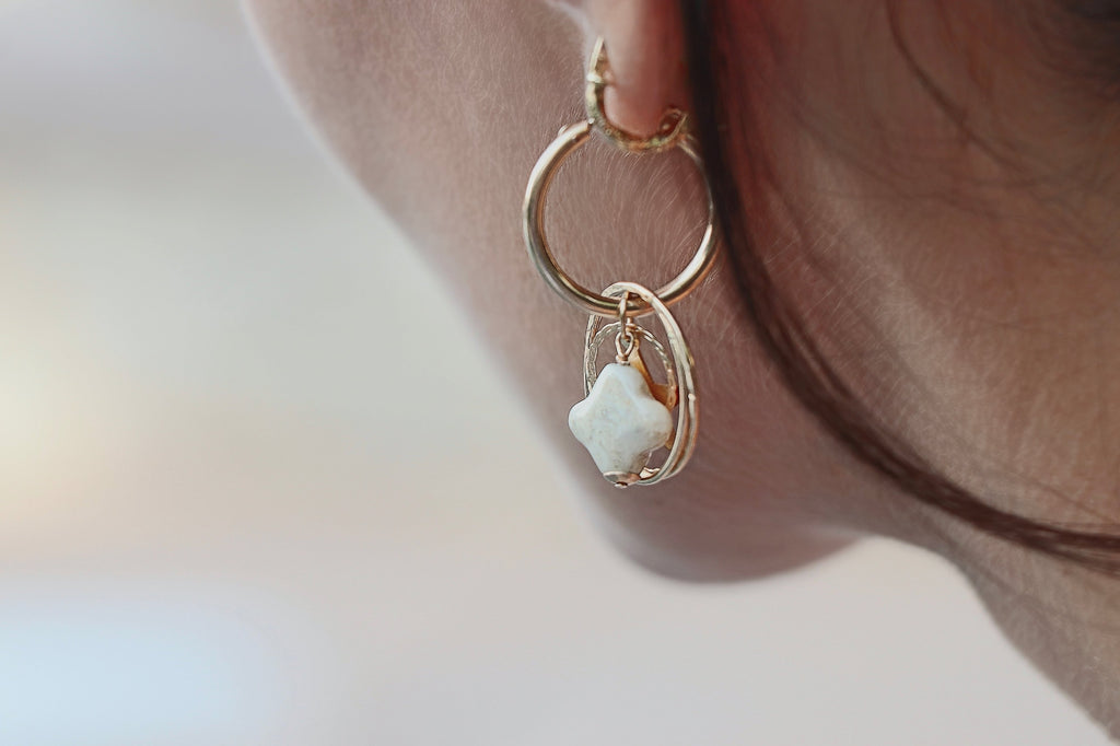 Lucky Charm Hoops