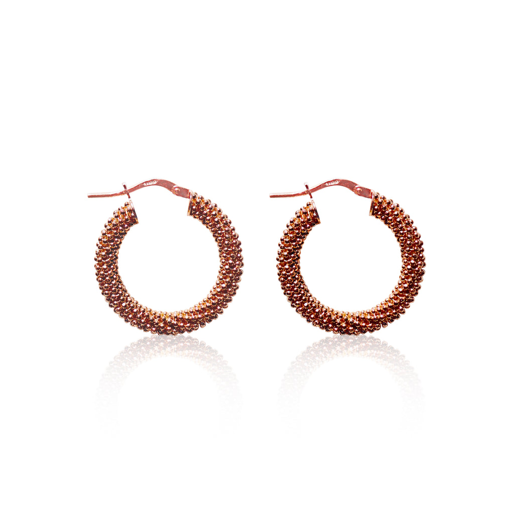 Rose Gold Hoops