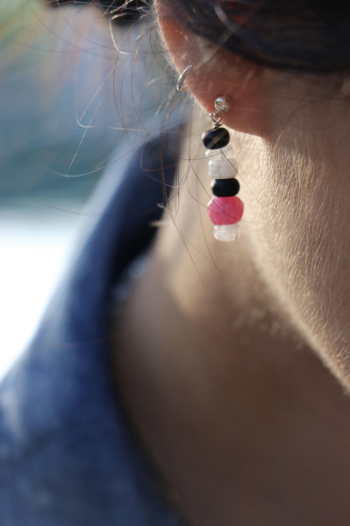 14k Camellia Earrings