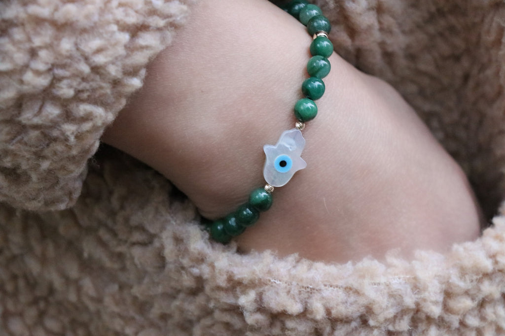 Jade Hamsa Bracelet