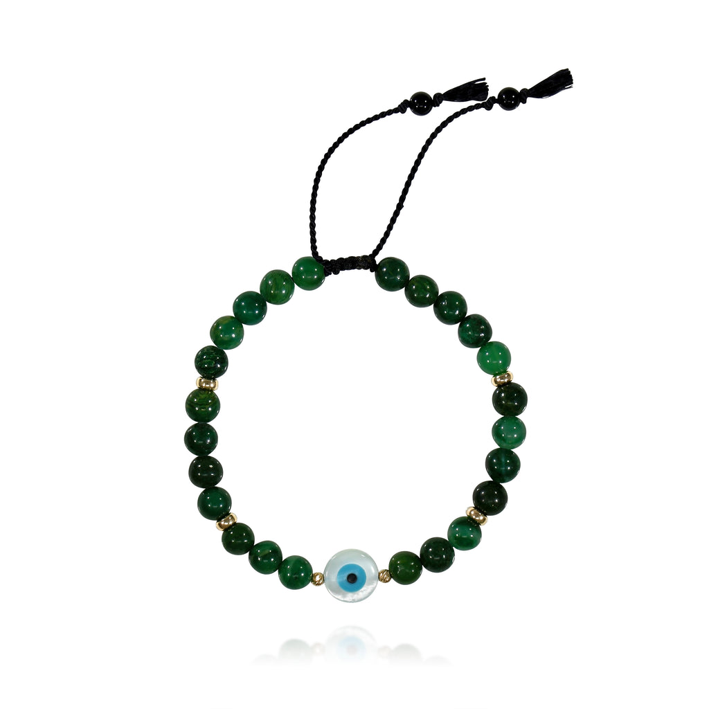 Jade Evil-Eye Bracelet