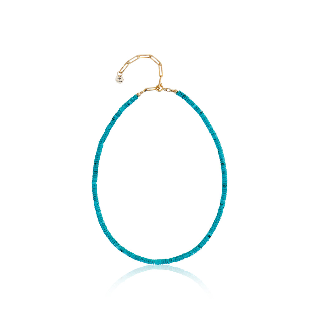 Turquoise Heishi Necklace